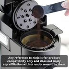 Coffee Basket Compatible with Ninja Coffee Maker, Reusable Basket Filters for Ninja PB051 & PB041ST, 1pack