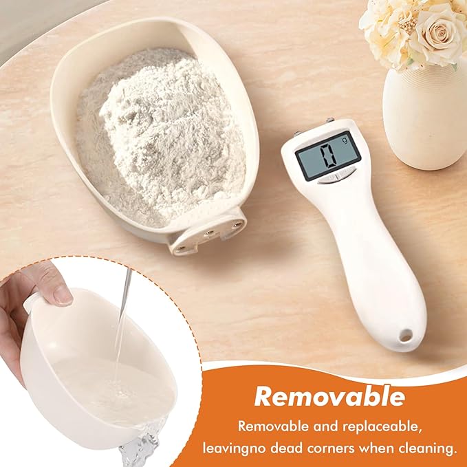 2pcs Digital Measuring Spoon,Digital Measuring Cup with LCD Screen Display, Digital Food Spoon Scale, Gram Measuring Spoons for Kitchen Gadgets and Daily Meal