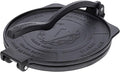 Victoria 10-Inch Cast Iron Tortilla Press HD Spherrous, Commercial-Grade Cast Iron Tortilla Maker, Roti Press, Pataconera Seasoned with Flaxseed Oil, Made in Colombia, Black