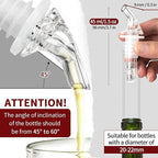 SuproBarware Automatic Measured Bottle Pourer 1.5oz - Quick Shot Spirit Measure Pourer Drinks Wine Cocktail Dispenser Home Bar Tools (4 pack ringless)