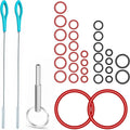 O-Ring Gasket Seal & Brew Valve Tool Set – Compatible with Jura Accessories and Krups Replacement Parts, Security Oval Head Key for Coffee Machine Repair, Replacement & Maintenance
