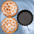Mini Tart Pan Set of 6, Non-Stick 4 Inch Quiche Pan, Removable Bottom Tart Pan for Pies, Quiche Bakeware, Cheese Cakes, Desserts and more