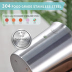 Measuring Cup, [Upgraded, 3 Measurement Scales, Including Cup Scale, ML Scale, Ounce Scale], Newness Stainless Steel Measuring Cup with Marking with Handle, 32 Ounces (1.0 Liter, 4 Cup)