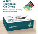 eat2explore Cooking Kits for Kids 14 Pcs – Interactive & Educational Kids Cooking Sets Real for Ages 5 and Up,3 Recipe Cards & Global Ingredients – Fun for Young Chefs (Kenya Edition)