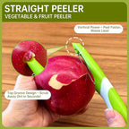 3 in 1 Vegetable Peelers for Kitchen – I & Y Peelers for Potatoes, Carrots, Apples, Cucumbers – Julienne, Slicer & Straight Blades – Sharp Stainless Steel, Non-Slip Handle