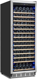 ORYMUSE Freestanding 180 Bottle Wine Fridge - 24" Built-in Cooler with Upgraded Compressor Cooling and Intelligent Temperature Memory, Large Capacity Refrigerator