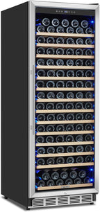 ORYMUSE Freestanding 180 Bottle Wine Fridge - 24" Built-in Cooler with Upgraded Compressor Cooling and Intelligent Temperature Memory, Large Capacity Refrigerator