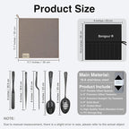 Plating Tool Culinary Set, 6 Piece Professional Chef Plating Tools Kit, Chef Plating Utensils, Spatula, Tweezers for Modernist Cuisine Food Art, Black, Cooking Utensils (Black)