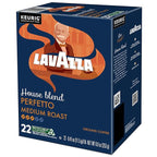 Lavazza House Blend Perfetto, Single-Serve Keurig K-Cup Pods, Medium Roast Coffee, 88-Count Box (4 Packs of 22)