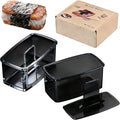 2PCS Black Musubi Maker press mold,Non-stick,BPA-Free sushi mold,Make Hawaiian Musubi at Home or Hawaii Restaurants