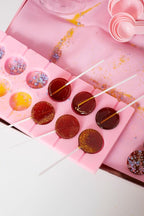 The Cookie Cups Lollipop Making Kit for Kids - Create 12 Delicious and Colorful Lollipops, Candy Making Kit for Boys and Girls, Kids Cooking Set