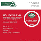 Green Mountain Coffee Roasters Holiday Blend, Keurig Single Serve K-Cup Pods, 96 Count