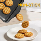 Baking Sheet Set of 2-17" x 11" x 0.5" Carbon Steel Cookie Sheet for Baking, Nonstick Baking Pan with Dual Handles, Rust & Warp Resistant, Perfect for Baking, Roasting, and More