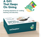 eat2explore Cooking Kits for Kids 14 Pcs – Interactive & Educational Kids Cooking Sets Real for Ages 5 and Up,3 Recipe Cards & Global Ingredients – Perfect for Families and Homeschooling (Ethiopia)
