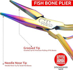 Fish Bone Pliers/Tweezers Stainless Steel Washable (plasma)