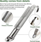 2PCS stainless steel tea filter mesh with hook handle, stainless steel tea diffuser, loose leaf tea infuser (2PCS)