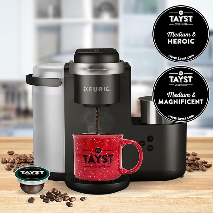 Tayst Coffee Pods, Medium Sampler Box Medium Roast, K Cups Compatible with Keurig Coffee Maker, Sustainable Single Serve, Pack of 50
