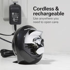 Hamilton Beach Walk 'n Cut Electric Can Opener for Kitchen, Use On Any Size, Automatic and Hand-Free, Cordless & Rechargeable, Easy Clean Removable Blade, Black (76501G)