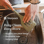 Starpack 'Like a Boss' XL Premium Silicone Cooking Utensils Set (6 Pcs) 13" - Heat Resistant Kitchen Utensils 600°F - Non-Stick Silicone Utensil Set - Large Kitchen Utensils Set for Cooking & Serving