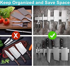 Magnetic Knife Holder for Wall 24 Inch Knife Magnetic Strip Refrigerator Knife Magnet Bar Wall Mount Knife Rack for RV Kitchen Utensil Holder Metal Tool Holder Knife Block