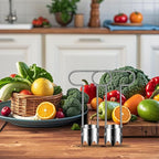 2025 New Stainless Steel Red Bell Pepper Seed Corer & Apple Corer Tool – Multi-Functional Kitchen Gadget for Removing Fruit & Vegetable Cores