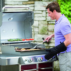 7524 Griddle Insert for Weber Genesis 300 Series E310 S310 E320 S320 S330 E330 EP310 EP320 EP330, Full Size Griddle with Handle, for Weber Grill Replacement Parts, Carbon Steel