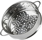 BinaryABC Stainless Steel Dumpling Steamer Basket for Pot,18cm Steamer Insert for Food Veggie Rice Noodle Roll (7.08INCH)