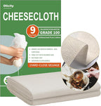 Olicity Cheese Cloths, Grade 100, 36x36Inch, Reusable Cheese Cloth with Closed Edges Fabric Fine Mesh Cloth, Unbleached Cotton Muslin Cheesecloth for Straining, Cooking, Yogurt, Herbs,Crafts - 9 Sq.Ft