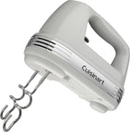 Cuisinart Power Advantage Plus 9-Speed Hand Mixer, 220W-Motor Hand Blender Electric Mixer with 9 Speed Settings, XL Dishwasher-Safe Beaters, 3 Low Mixing Speeds, Storage Case, Cool Grey