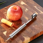 6 Pieces Corer and Pitter Fruit & Vegetable Multi-Function Stainless Corer and Pitter Remover Set for Apple, Pear, Cherry, Jujube, Red Dates, Berry, Chili