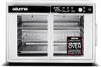 Gourmia French Door Air Fryer Oven - 37 Qt Large Capacity Convection Toaster Oven, FryForce 360°, Digital Display, 12 Cooking Presets, Dehydrate, Fits 13” Pizza, Dishwasher-Safe, White