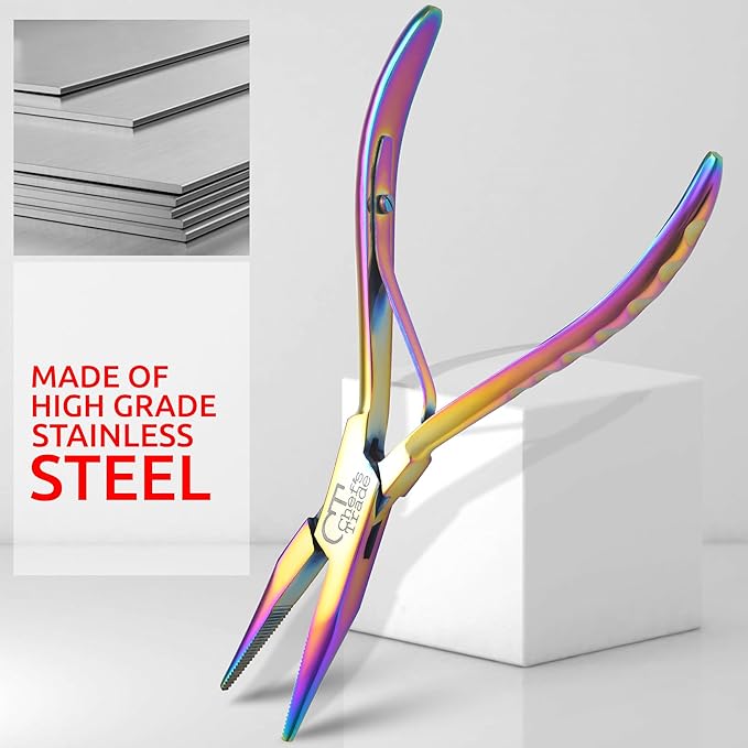 Fish Bone Pliers/Tweezers Stainless Steel Washable (plasma)