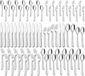 Yoehka 40 Piece Silverware Set for 8, Stainless Steel Flatware Set, Include Spoons/Forks/Knives, Mirror Polished Cutlery Set for Home Restaurant Hotel, Dishwasher Safe