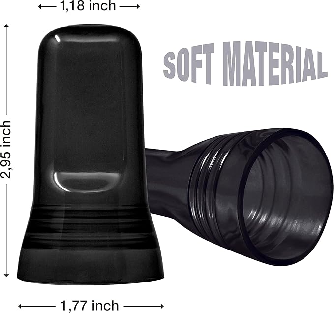 Esatto 24 Pieces Pour Spout Covers - Liquor Bottle Toppers Black, Universal Bottle Pour Dispenser,Liquor Bottle Covers Bottle Cover Dust for Home Kitchen Tools Supplies