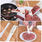 LIFKOME 3sets Plastic Meatball Maker Machine Diy Meatball Tools Quick Cooking Tool Meat Ball Maker Mold Beef Fish Shaker Kitchen Gadgets