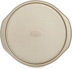 Glad Nonstick Large Pizza Pan for Oven | Round Baking Tray | Textured Cooking Sheet Crisper | Premium Bakeware Series for Home Kitchen
