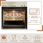 P&P CHEF Muffin Pan Cupcake Baking Pan Set, Stainless Steel Muffin Tin Tray for Mini Cake Tart Quiche, Oven & Dishwasher Safe, Non-toxic & Heavy-duty, (12 Cup, 1Pc)