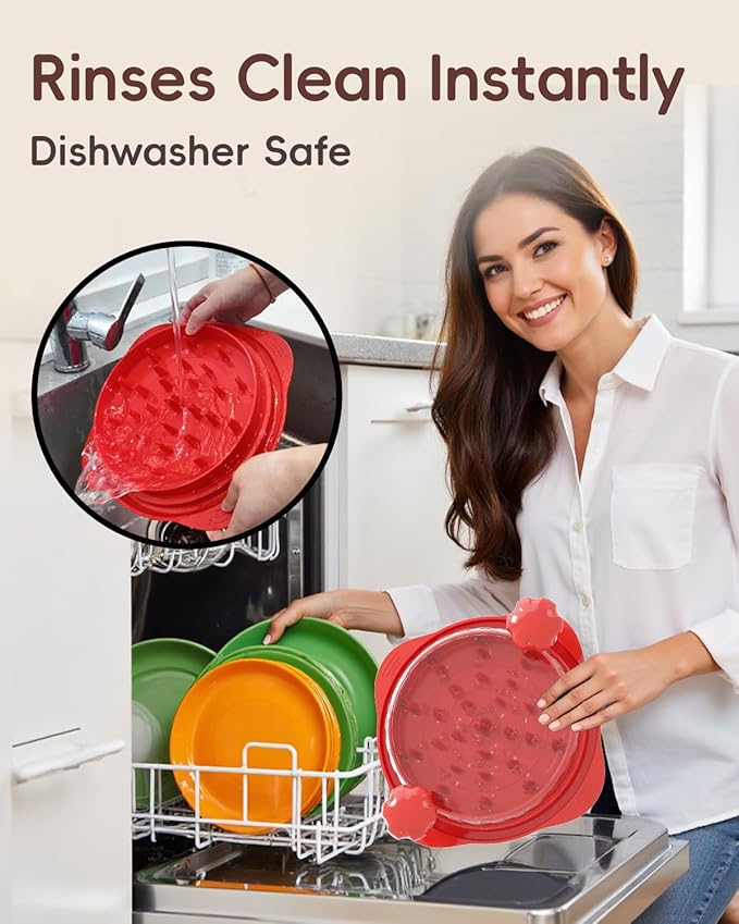 XL Chicken Shredder, Large Pro Meat Shredder Tool Twist with Ergonomic Handle, Strong Non-Slip Base, Dishwasher Safe, Kitchen Chicken Grinder for Ground Food, Vegetables, Red