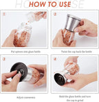 Ebaco Original Stainless Steel Salt or Pepper Grinder - Top Spice Mill with Ceramic Blades, Brushed Stainless Steel and Adjustable Coarseness By Pepper Grinder （Single Package）