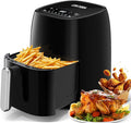 OSTBA 4.5QT Air Fryer, LED Touch Screen, 6 Presets, Fast Oil-Free Cooking, Adjustable Temp & Timer, Dishwasher Safe Nonstick Basket, Compact Family Size