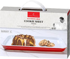 Emeril Lagasse 15.75 IN Large Baking Sheet – Stoneware Cookie Sheet & Baking Tray, Oven Safe Baking Trays for Oven