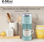 Keurig K-Mini Single Serve Coffee Maker & 3-Month Brewer Maintenance Kit Includes Descaling Solution, Water Filter Cartridges & Rinse Pods, Compatible Classic/1.0 & 2.0 K-Cup Coffee Makers, 7 Count