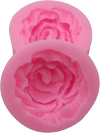 2 Piece 3d Flower Bloom Rose Shape Silicone Molds for Cupcake Dessert Chocolate Jelly Cookie Decor, Jewelry, Pastry, Chocolate,Handmade Soap Mould Candy Making