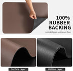 HotLive Dish Drying Mat for Kitchen Counter, Heat Resistant Drainer Mats with Non-slip Rubber Backed, Hide Stain Kitchen Super Absorbent Draining Mat, Easy to Clean Dish Rack Pad, Brown 16"x20"