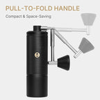 Timemore C5 ESP PRO Manual Coffee Grinder 50 Adjustable Settings, 42mm Stainless Steel Burr Hand Coffee Grinder with Fordable Handle, All Metal, for Espresso, French Press & Pour-over, 30g Capacity