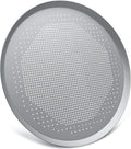 Beasea Pizza Pan, 16 Inch Pizza Tray with Holes for Oven Nonstick Perforated Pizza Crisper Tray Bakeware, Aluminum Alloy Round Pizza Baking Pans Stainless Cooking Dish for Home Kitchen Restaurant
