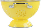 Calypso Basics by Reston Lloyd Powder Coated Enameled Colander, 1.5 Quart, Lemon
