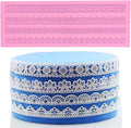 Embossing Mat Lace Band Silicone imprint Fondant impression Sugar Paste Mould Cake Decoration Tools Kitchen chocolate Sugar Paste Baking Mold Cookie Pastry