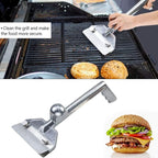 LRui Griddle Scraper Heavy Duty Grill Scraper Set with 5 Replacement Blades and Small Slant Edge Grill Scraper Flat Top Grill Accessories Griddle Cleaning Kit