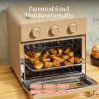 Our Place Wonder Oven | 6-in-1 Air Fryer & Toaster Oven with Steam Infusion | Compact, Countertop Friendly, Fast Preheat, Multifunctional | Air Fry, Toast, Roast, Bake, Reheat & Broil | Steam